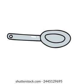kawaii line kitchen doodles stock element design