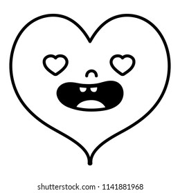 kawaii lovestruck heart cute love