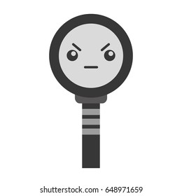 kawaii Magnifying glass cartoon