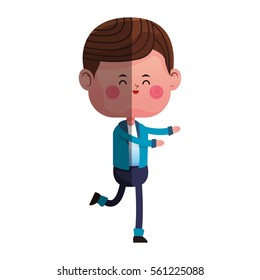 kawaii man icon