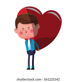 kawaii man icon