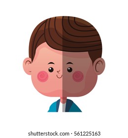 kawaii man icon