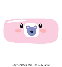 kawaii medicine doodles element stock