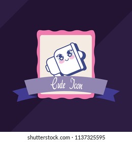 kawaii megaphone design