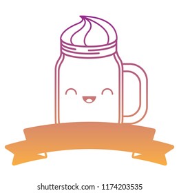 kawaii milkshake icon