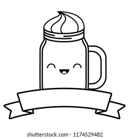 kawaii milkshake icon