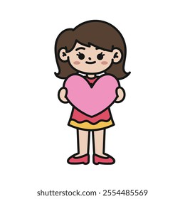 Kawaii Mom Character Illustration - 02