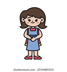 Kawaii Mom Character Illustration - 04