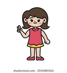 Kawaii Mom Character Illustration - 05