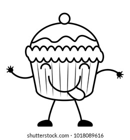 kawaii muffin icon