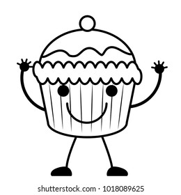 kawaii muffin icon