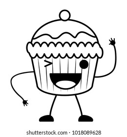 kawaii muffin icon