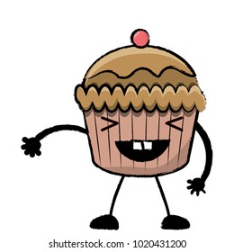 kawaii muffin icon