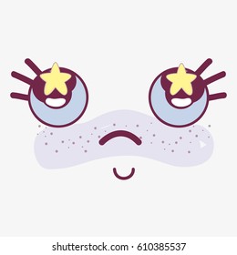 kawaii nice face thinking