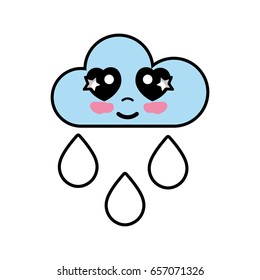 kawaii nice tender cloud raining