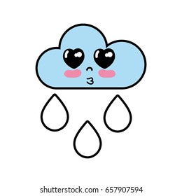kawaii nice tender cloud raining
