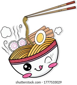 Kawaii Noodle Bowl, A Playful Noodle Bowl