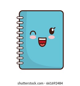 kawaii notebook icon