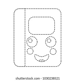 kawaii notebook school cartoon character