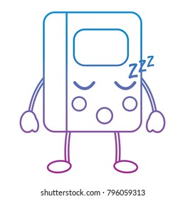 kawaii notebook school cartoon character