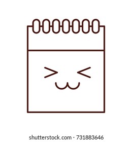 kawaii notepad spiral sheet writing cartoon