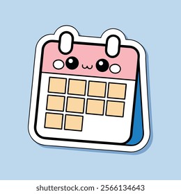 Kawaii Office Calendar with Adorable Design