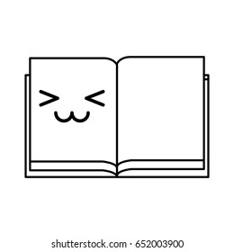 kawaii open notebook