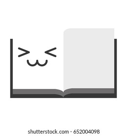 kawaii open notebook