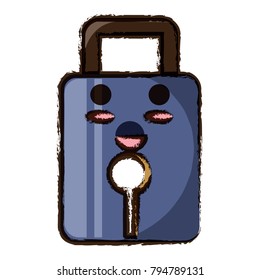 kawaii padlock icon image