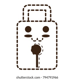 kawaii padlock icon image