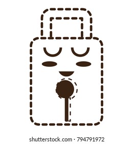 kawaii padlock icon image
