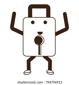 kawaii padlock icon image