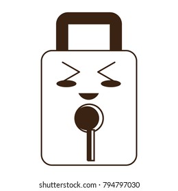kawaii padlock icon image