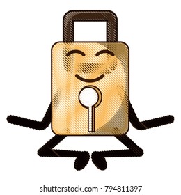 kawaii padlock icon image