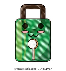 kawaii padlock icon image