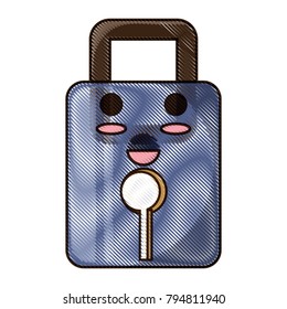 kawaii padlock icon image