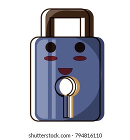 kawaii padlock icon image