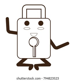 kawaii padlock icon image