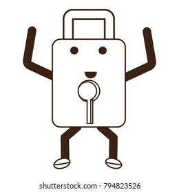 kawaii padlock icon image