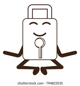 kawaii padlock icon image