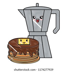 kawaii pancakes design