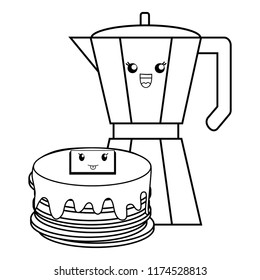kawaii pancakes design