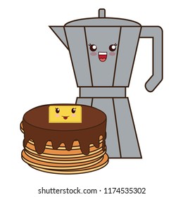 kawaii pancakes design