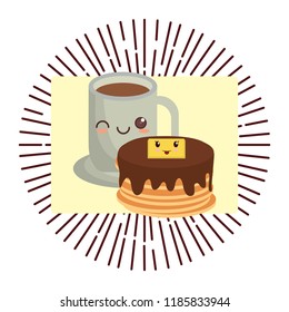 kawaii pancakes design