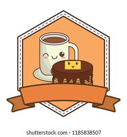 kawaii pancakes design