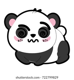kawaii panda bear icon
