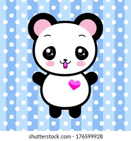 Kawaii panda toy