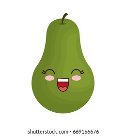 kawaii pear icon