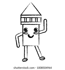 Kawaii pencil icon