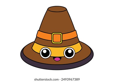  Kawaii Pilgrim Hat - Adorable and Cute Thanksgiving Design